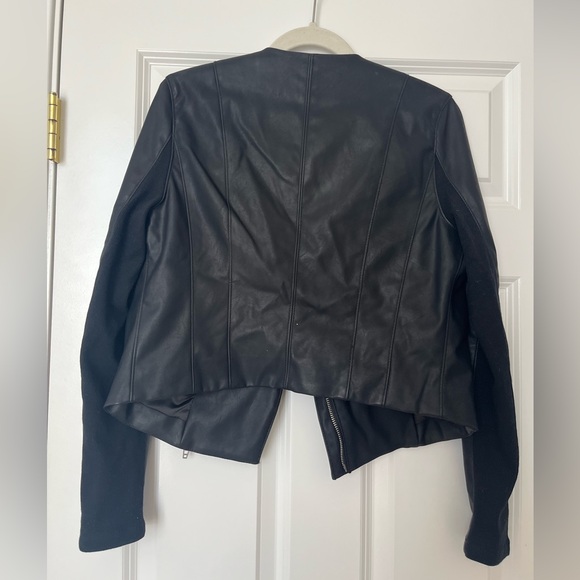 Blank NYC Black Cropped Moto Jacket size S - Picture 5 of 6